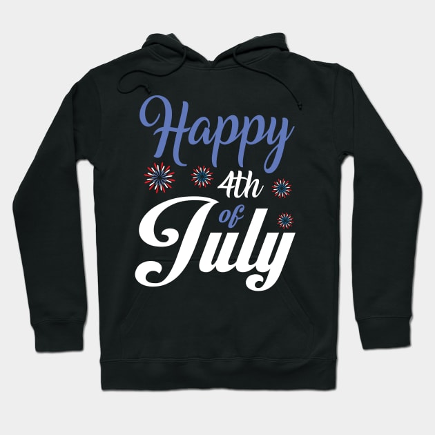 Happy 4th of July Fireworks Hoodie by Litartary